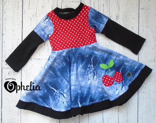 Robe style rétro taille 3 ans